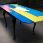 <p><strong>Coating: 7 colour lacquered, sealing with clear coat semi-matt<br />
</strong>Alessandro Mendini, table, 2011<strong><br />
</strong></p>
