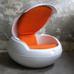 <p><strong>Egg Chair, Soft-Touch-Beschichtung</strong></p>
