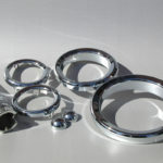 <p><strong>Laser sinter parts, chrome optics coated</strong></p>
