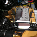 <p><strong>Motorabdeckung, ABS, Chrom-Optik-Beschichtung , gold lasiert</strong></p>
