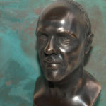 <p><strong>3D bust, PS real metal coating bronze, patinated</strong></p>
