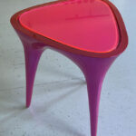 <p><strong>Table, 2023, colour glazed on stainless steel, polished<br />
</strong></p>
